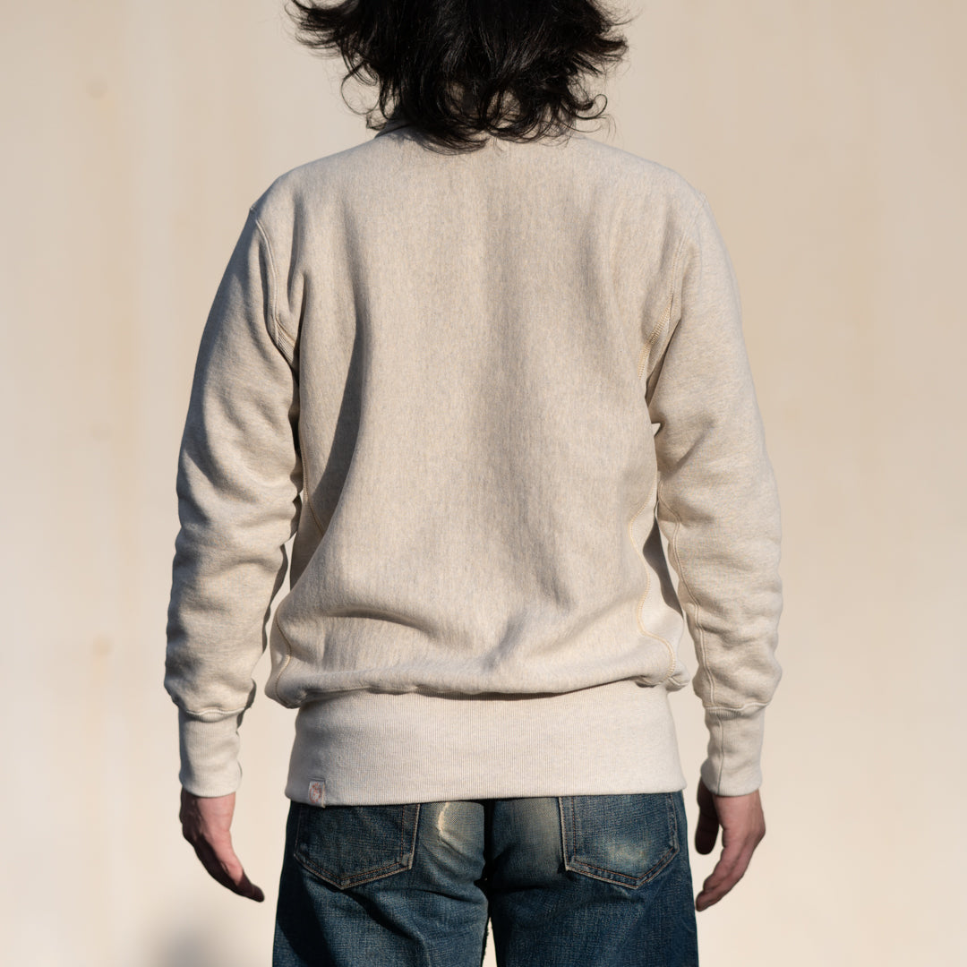 Half Zip Sweatshirt oatmeal Heather