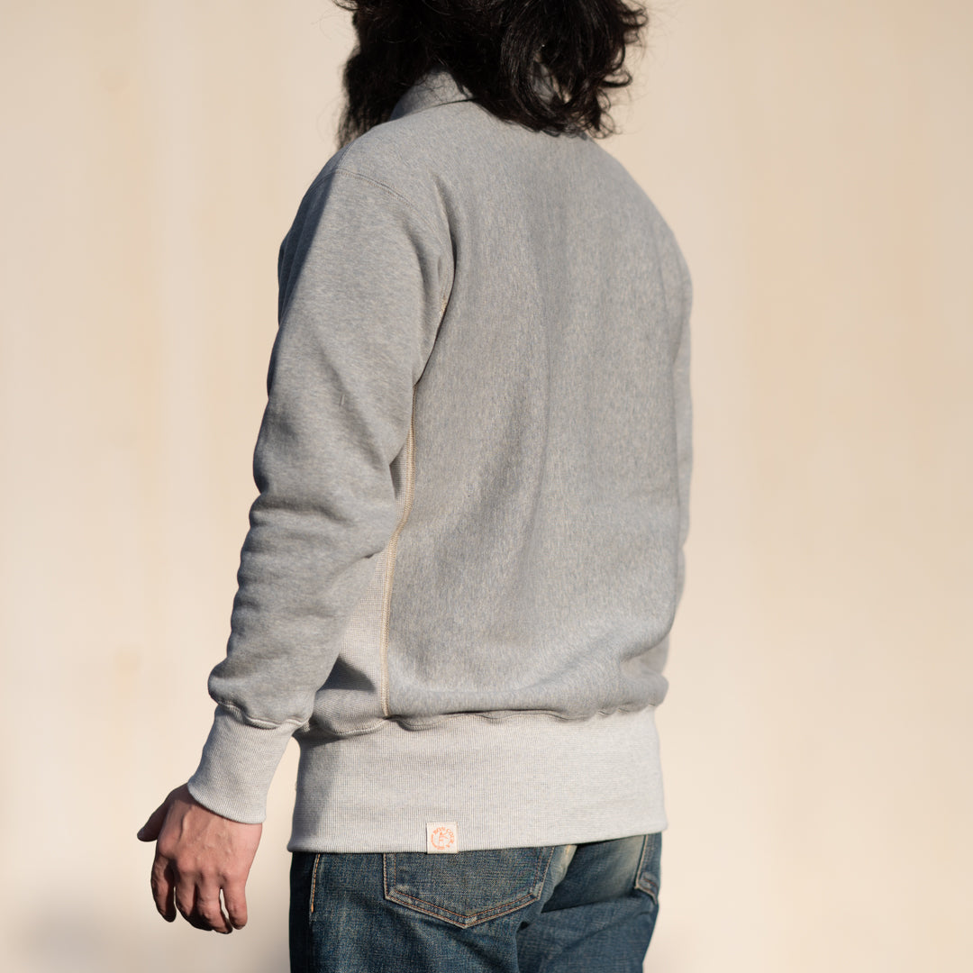 Half Zip Sweatshirt gray Heather