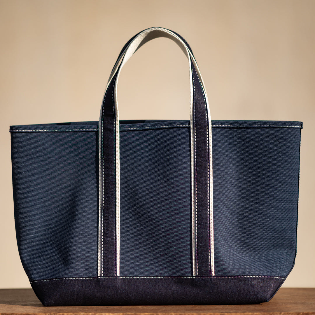 Canvas Tote navy Duck × indigo Duck