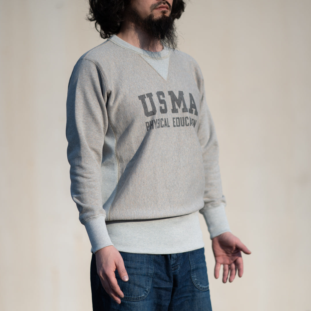 V Sweat Shirt Organic brown Cotton × gray Heather 14th Anniversary