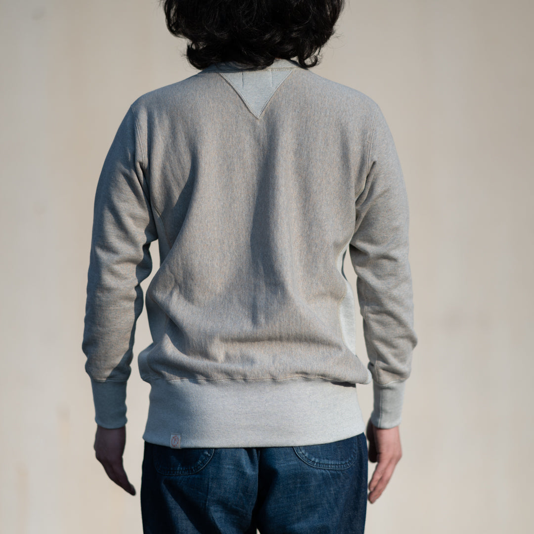 V Sweat Shirt Organic brown Cotton × gray Heather 14th Anniversary