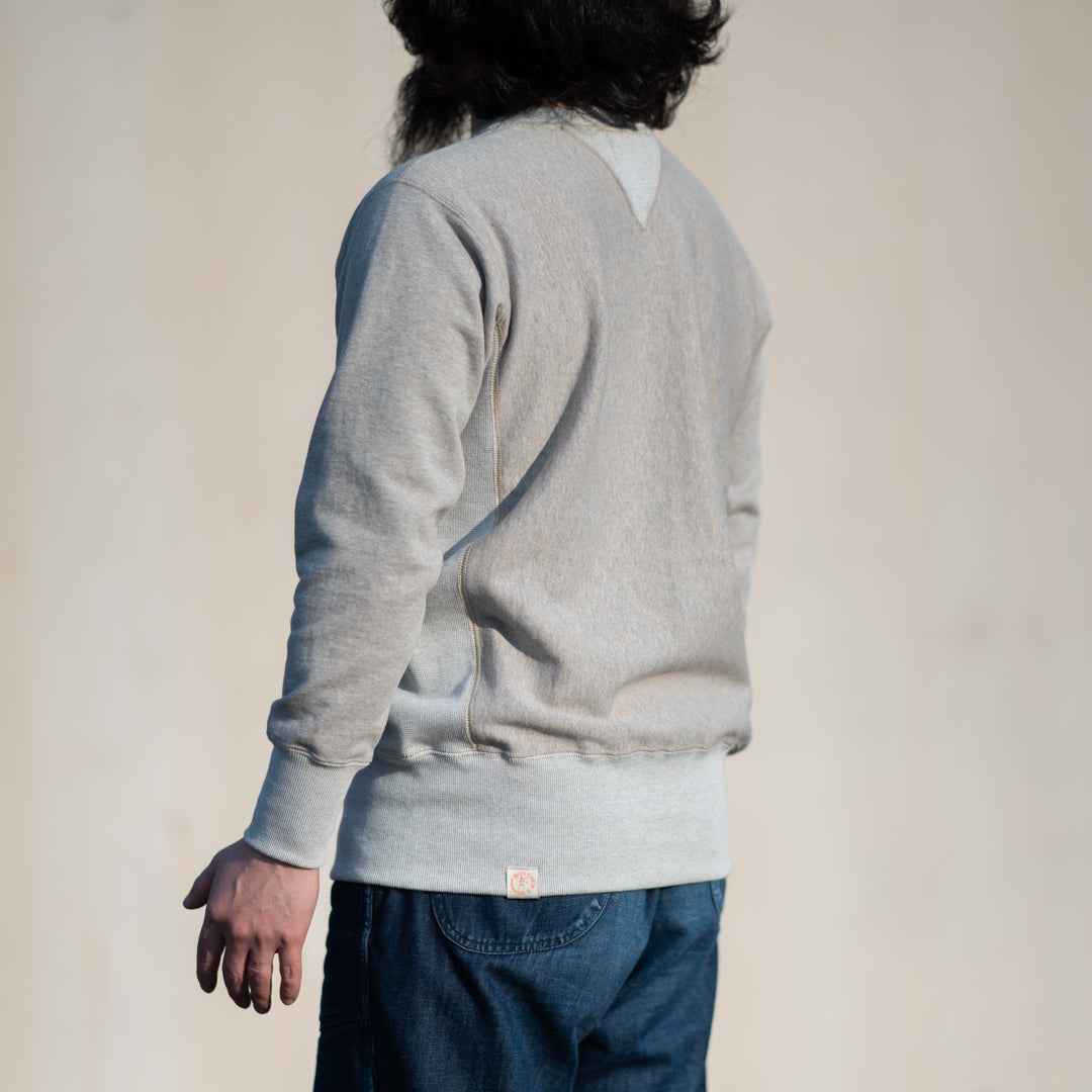 V Sweat Shirt Organic brown Cotton × gray Heather 14th Anniversary