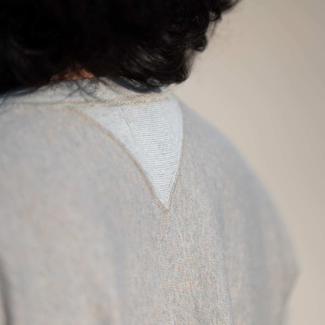 V Sweat Shirt Organic brown Cotton × gray Heather 14th Anniversary