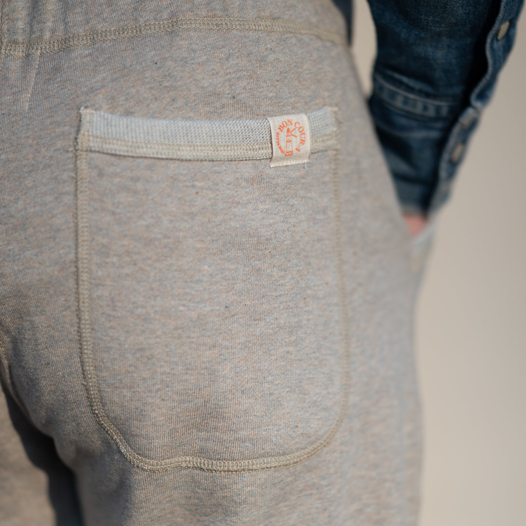 Sweat Pants Organic brown × gray Heather Cotton 14th Anniversary