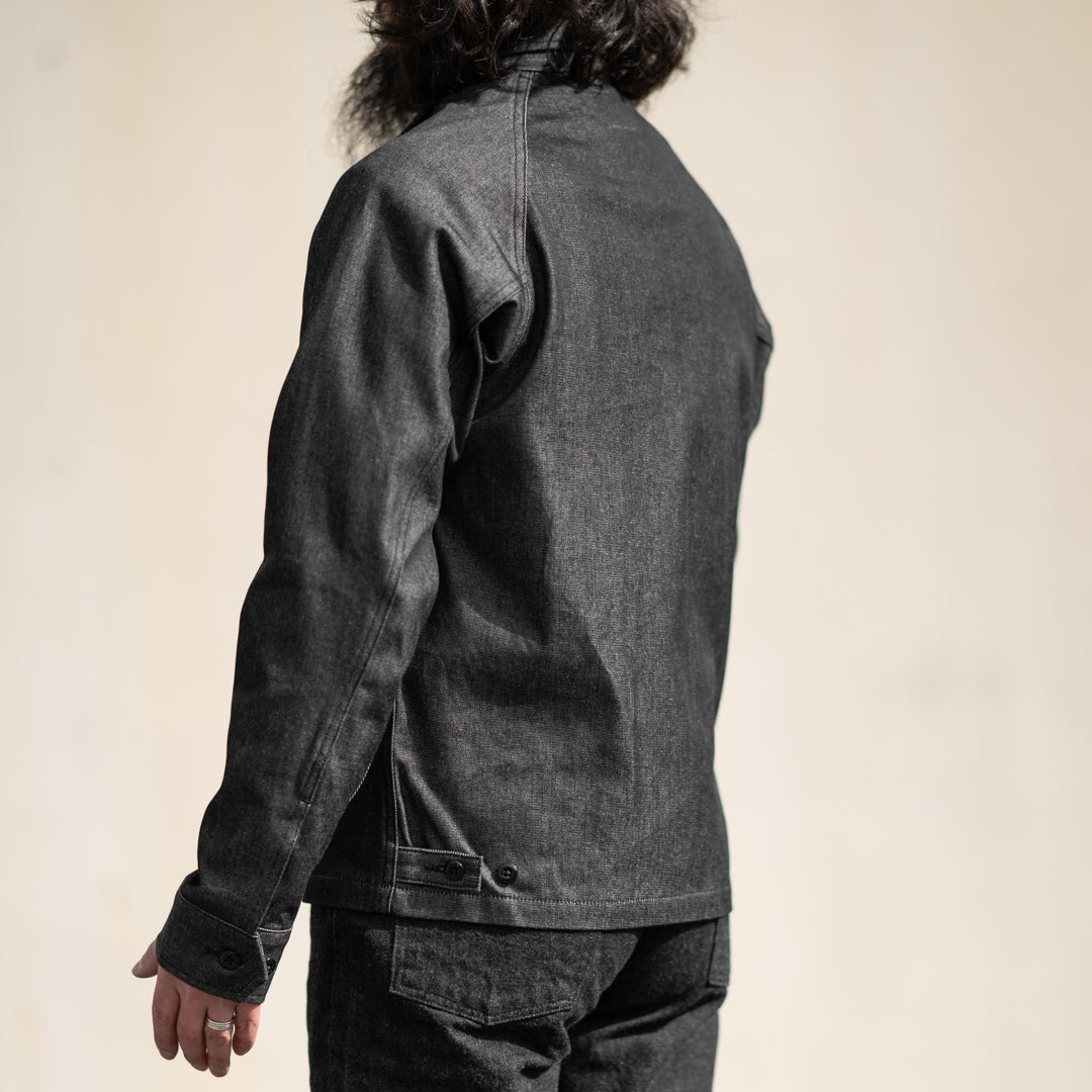 Dog Ear Jacket West Point Denim black