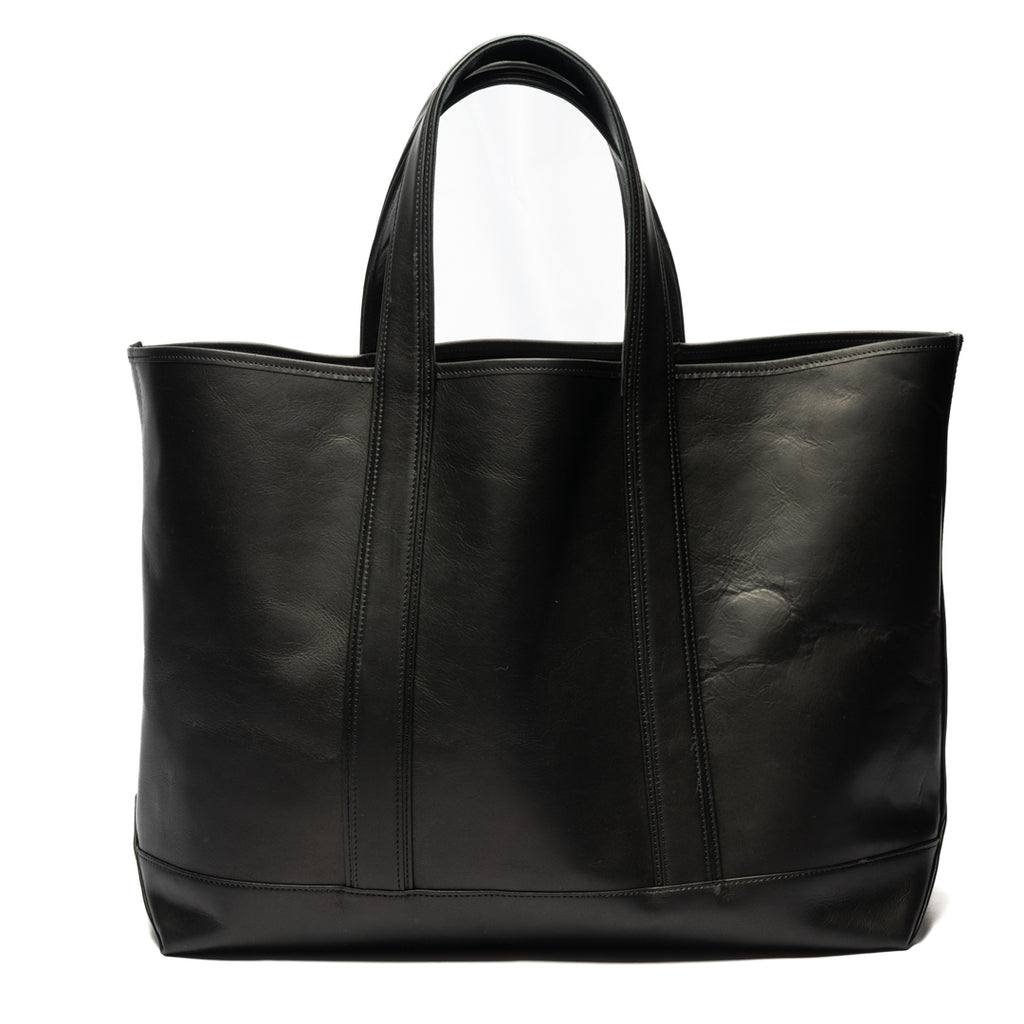 Boat Tote Leather black – BONCOURA Official Online Store