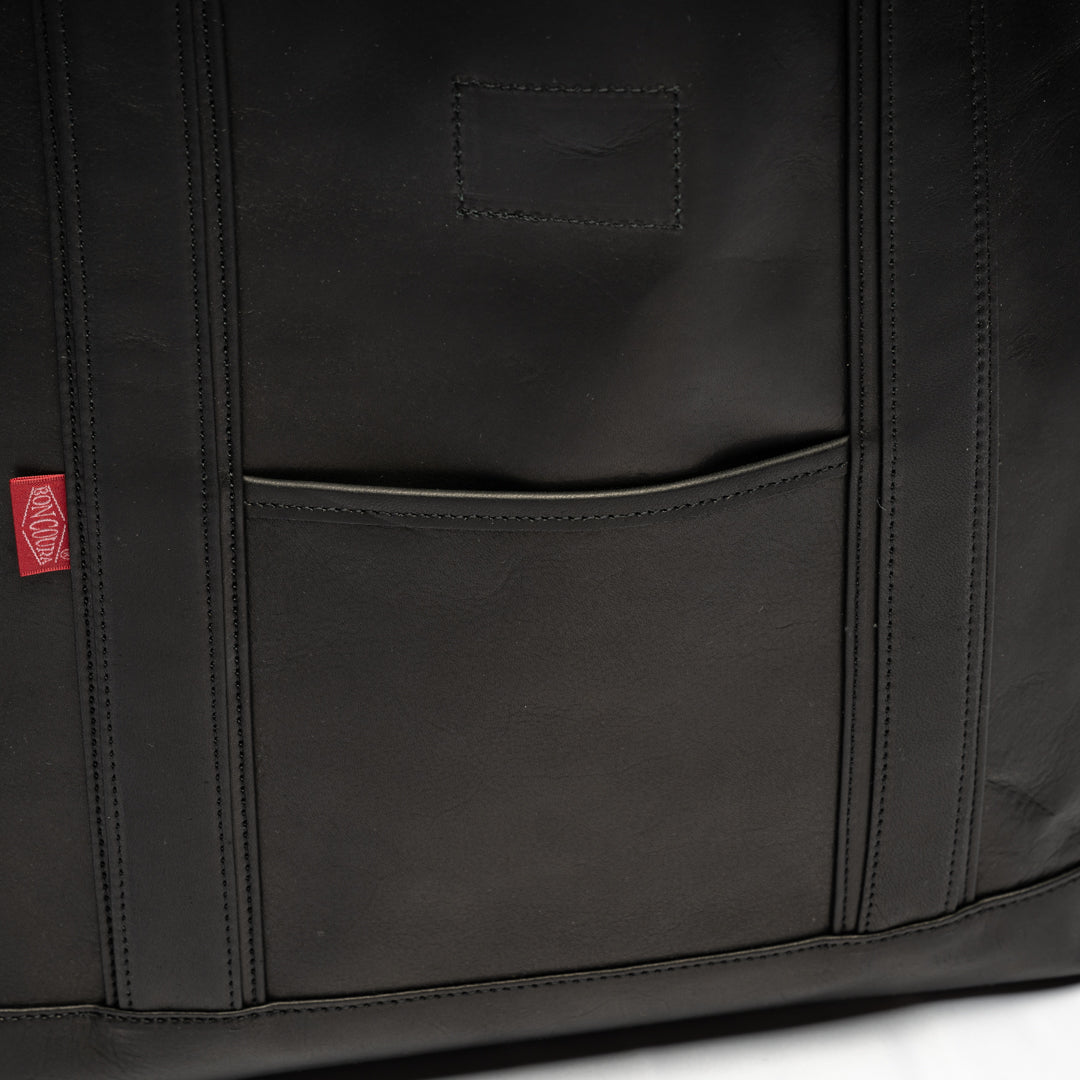 Boat Tote Leather black
