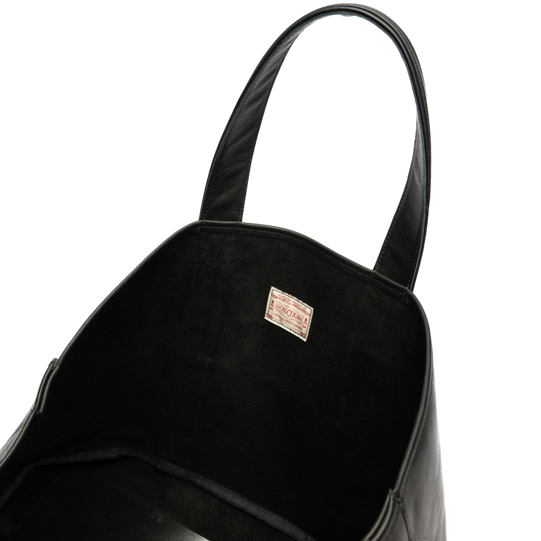 Boat Tote Leather black
