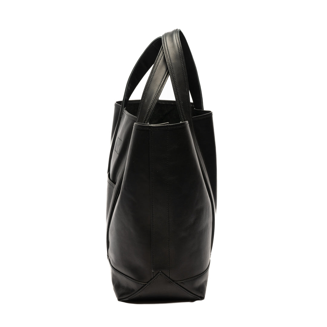 Boat Tote Leather black