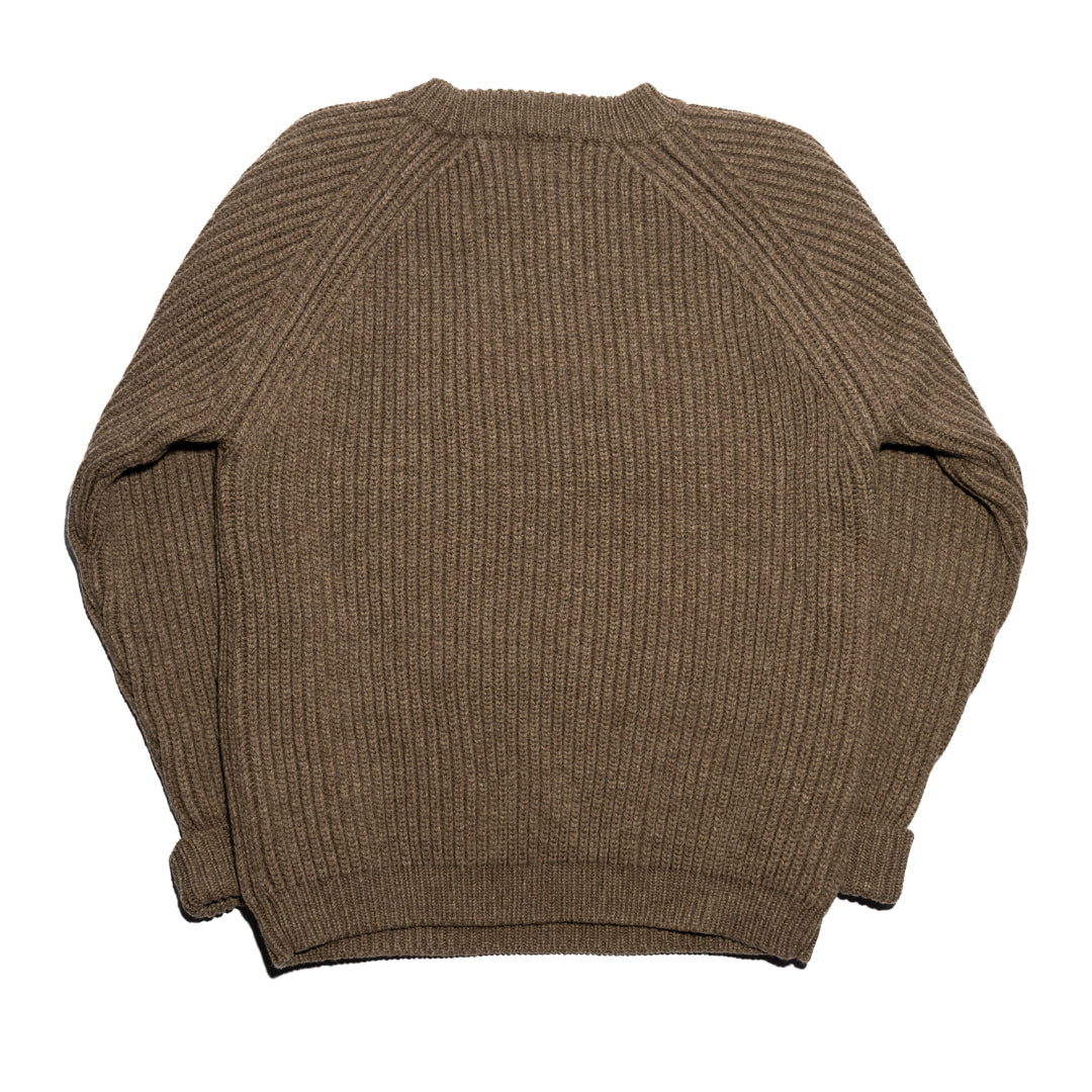 Fisher Man Sweater Premium Merino natural brown