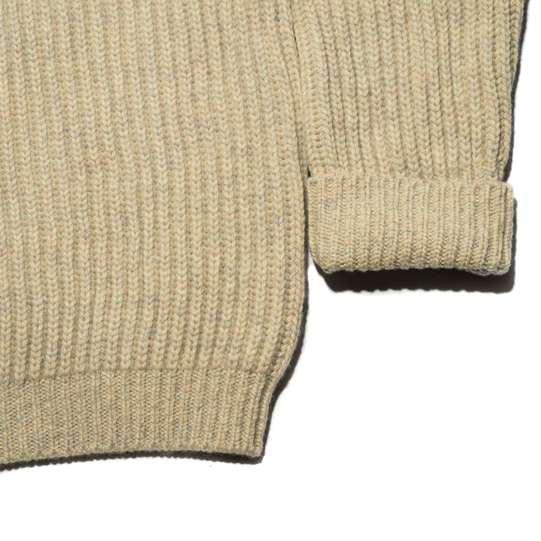 Fisherman Sweater Cashmere heather natural mix