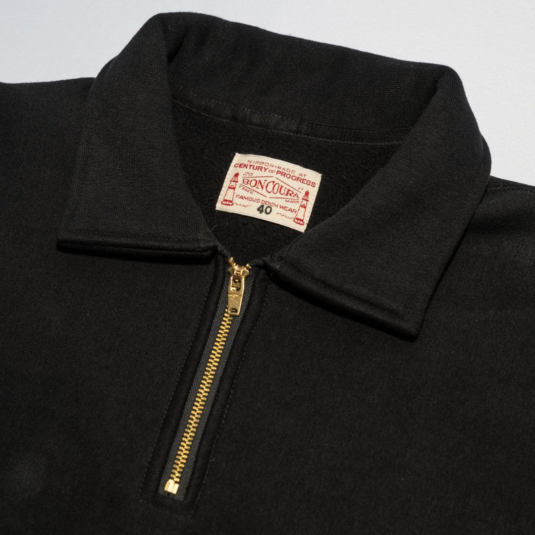 Half Zip Sweatshirt black