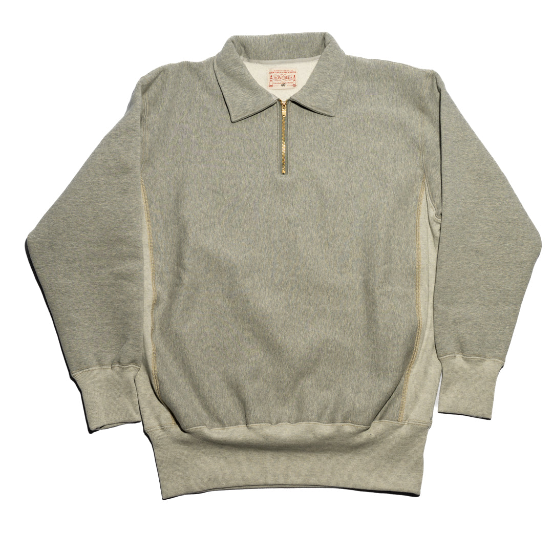 Half Zip Sweatshirt gray Heather