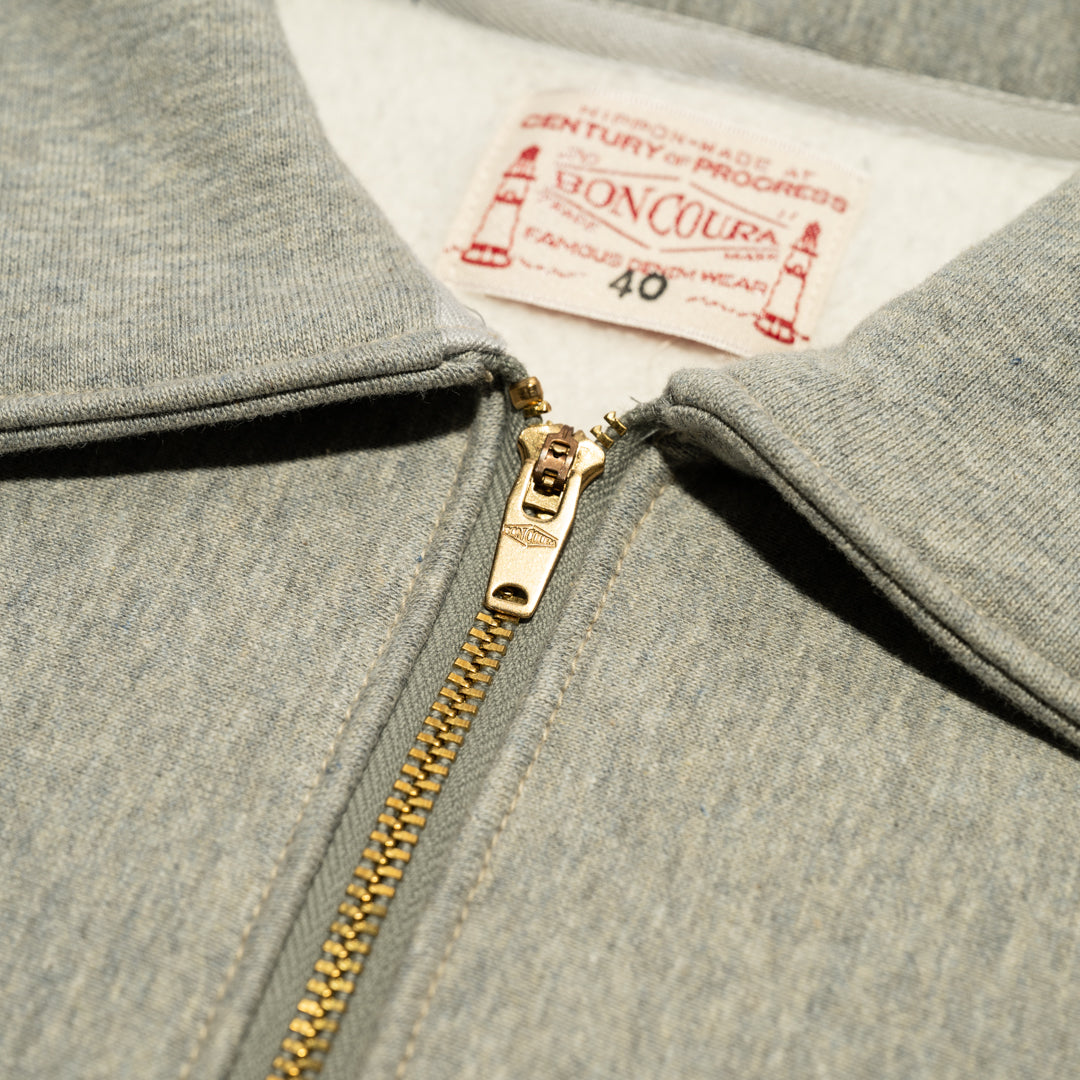 Half Zip Sweatshirt gray Heather