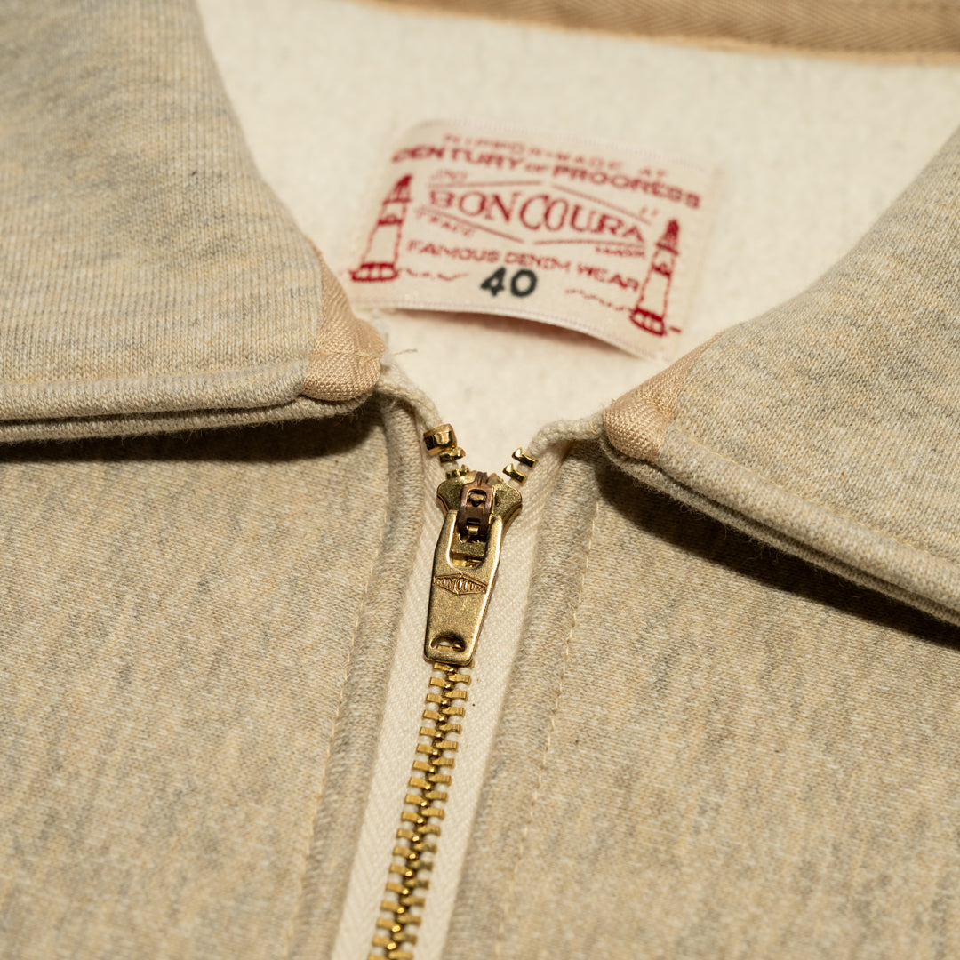 Half Zip Sweatshirt oatmeal Heather