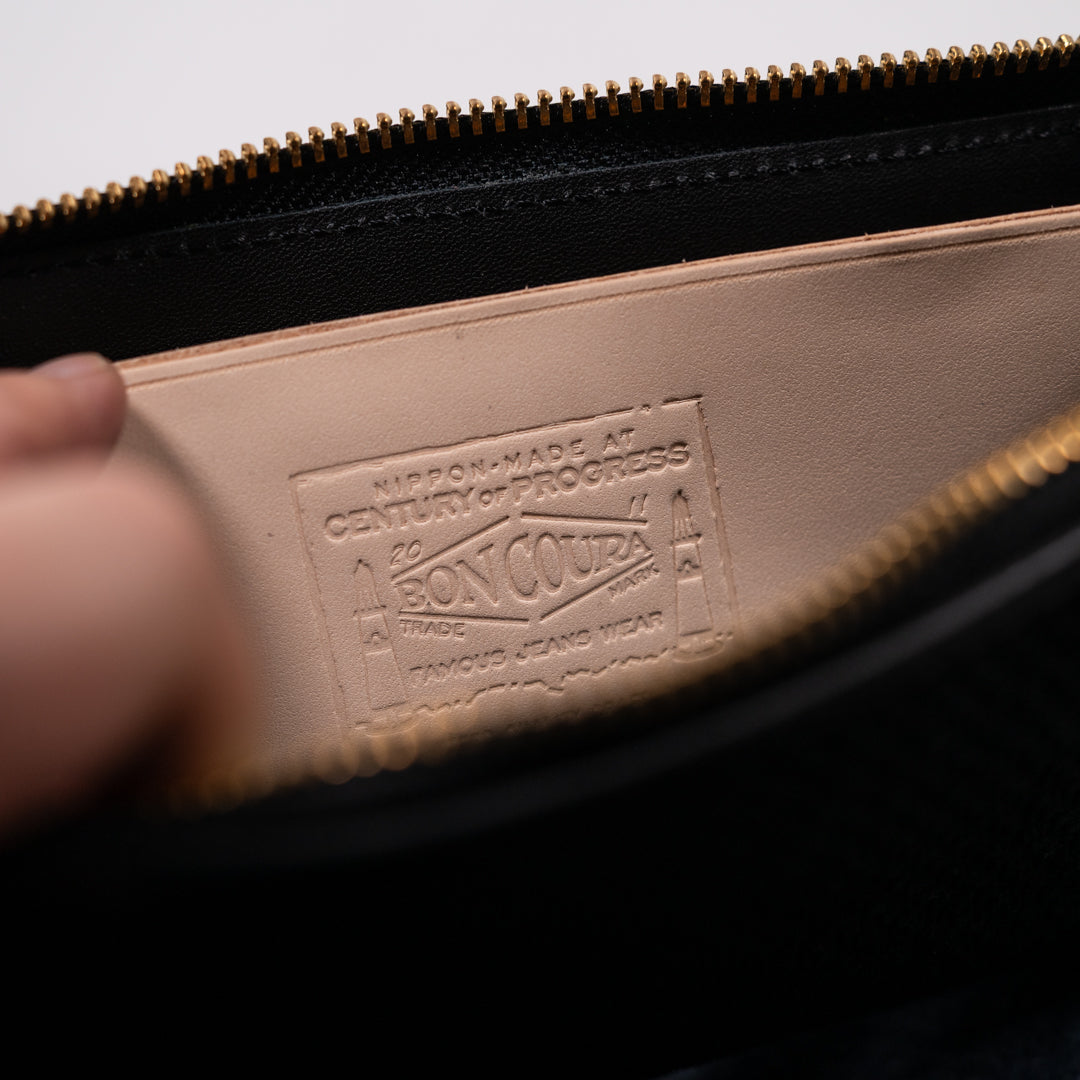 Long Wallet Sashiko black