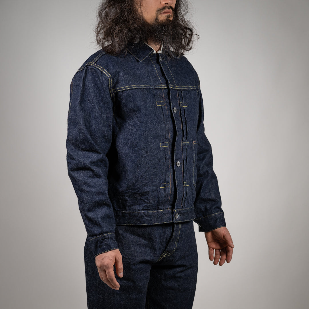 BONCOURA 1st Jacket 43 WWⅡ Natural Indigo Dye 15th Anniversary Model