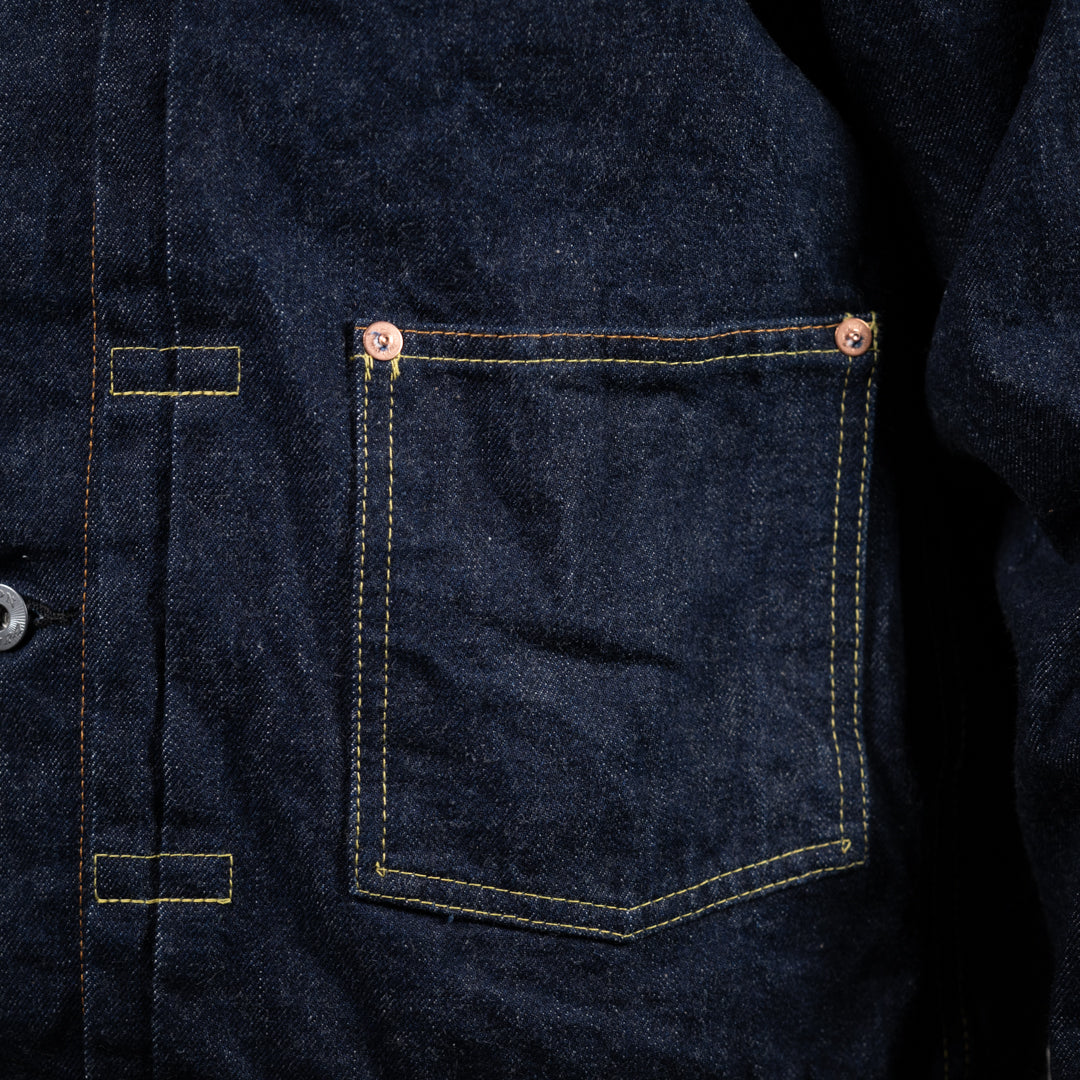 BONCOURA 1st Jacket 43 WWⅡ Natural Indigo Dye 15th Anniversary Model