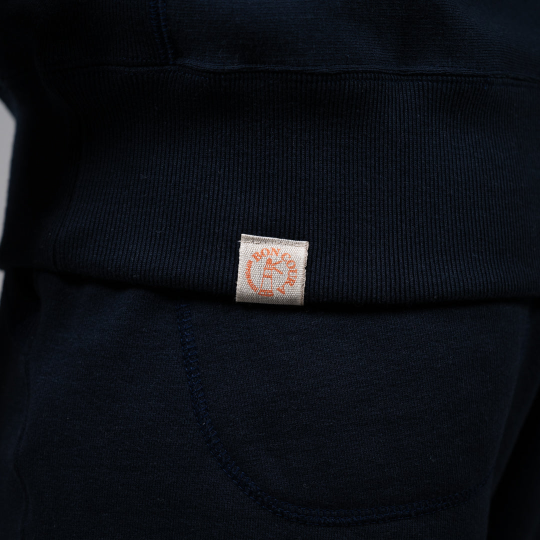 V Sweat Shirt Half Sleeve navy