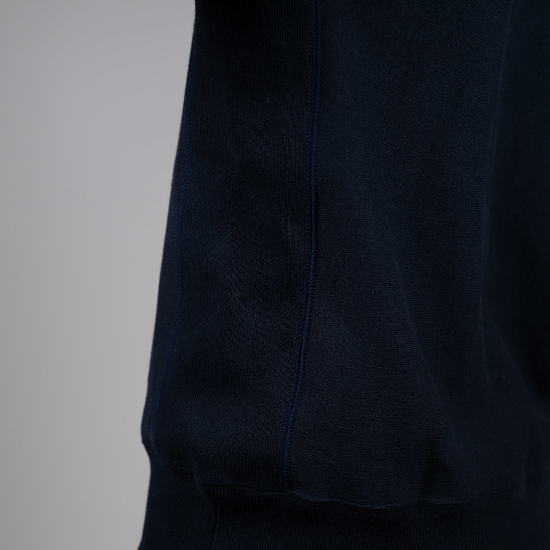 V Sweat Shirt Half Sleeve navy