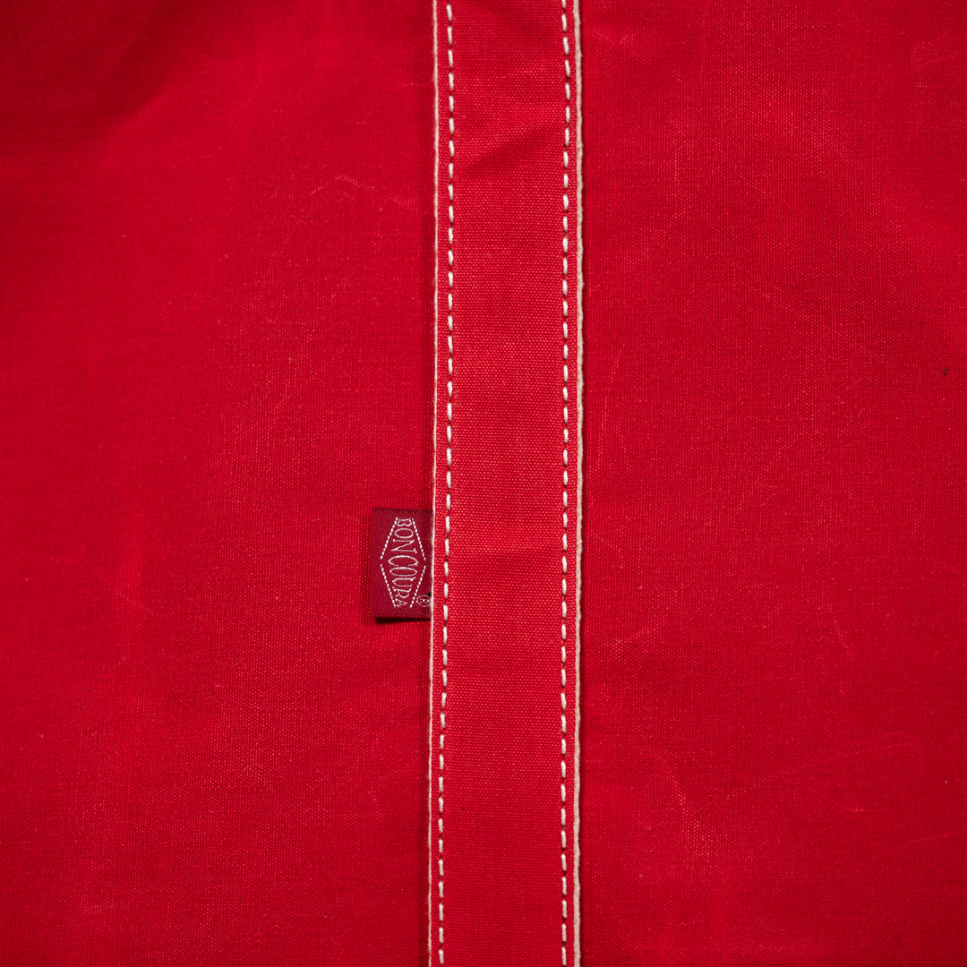 Pocket Boat Tote navy Duck × Paraffin red Duck