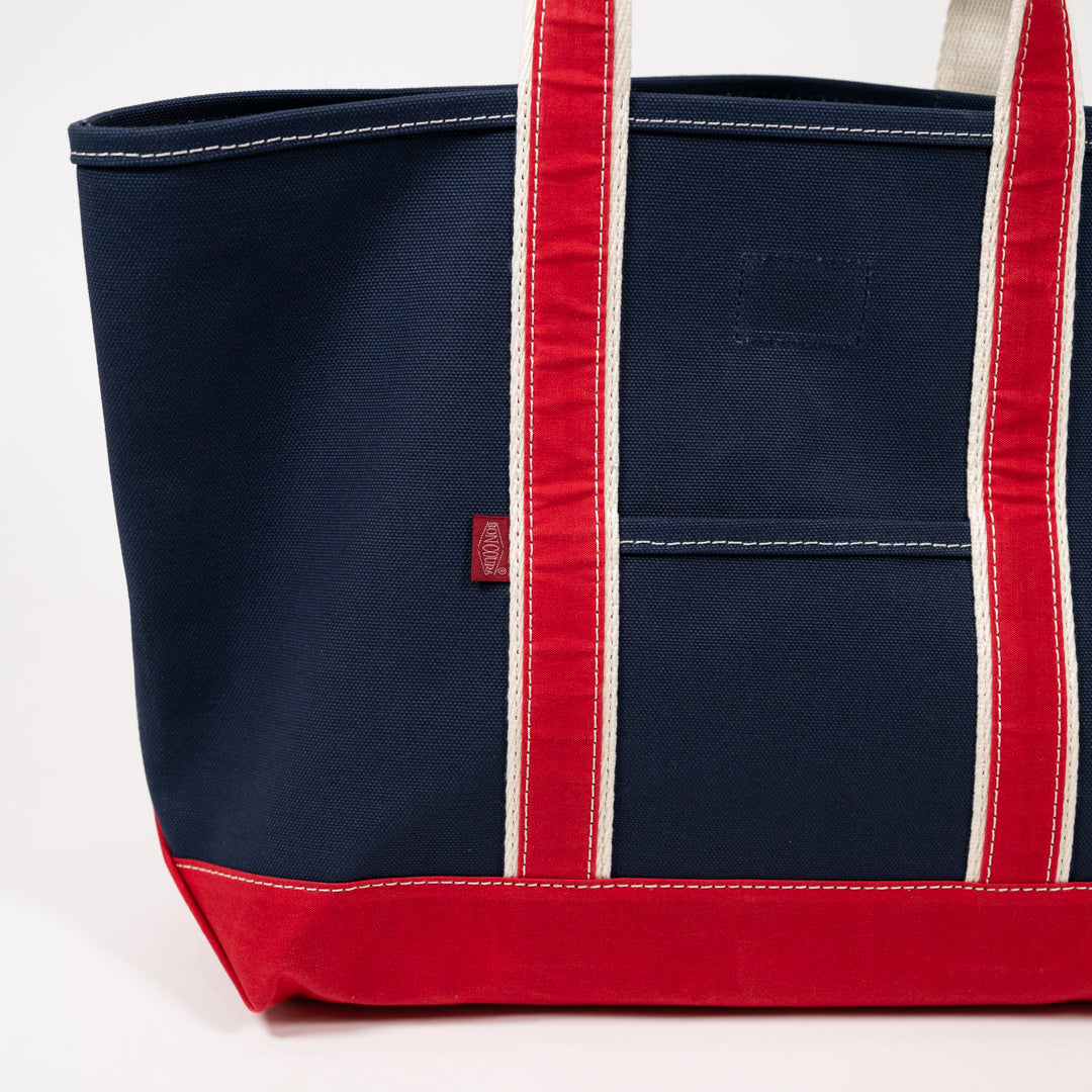 Boat Tote navy Duck × Paraffin red Duck