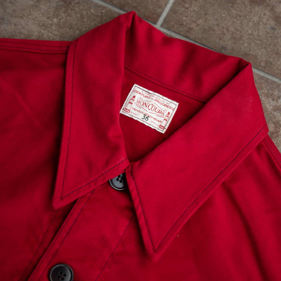 Cruiser Jacket Moleskin red SALON LIMITED