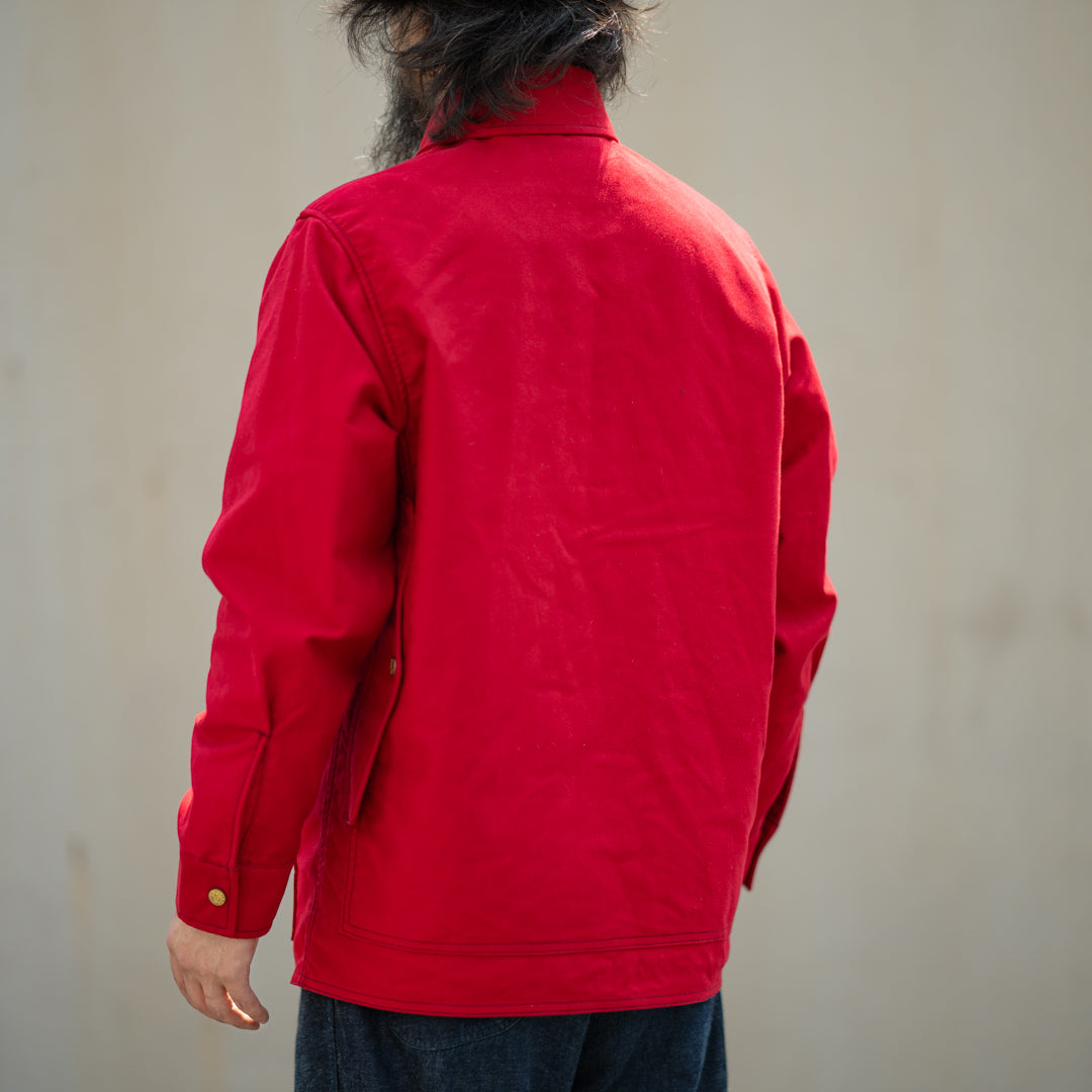 Cruiser Jacket Moleskin red SALON LIMITED