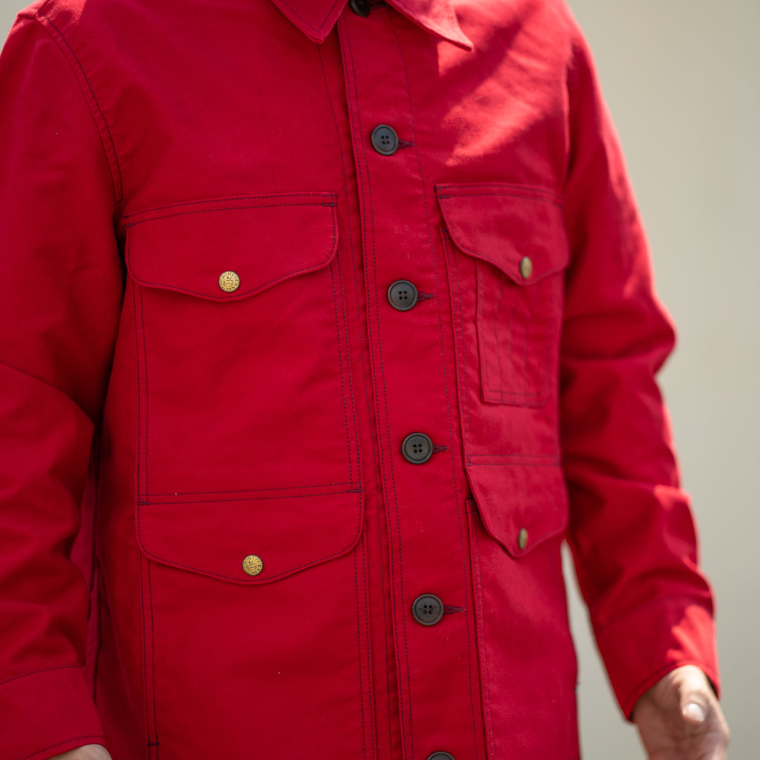 Cruiser Jacket Moleskin red SALON LIMITED