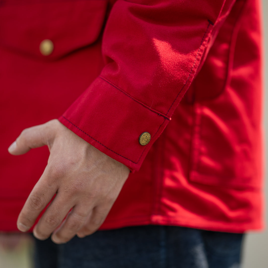 Cruiser Jacket Moleskin red SALON LIMITED