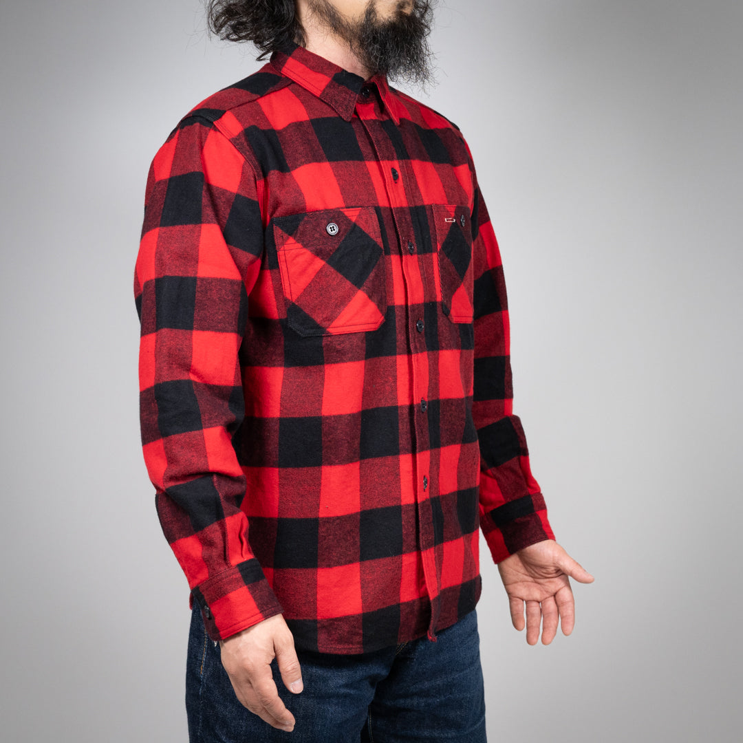 Work Shirt Flannel Buffalo Check red