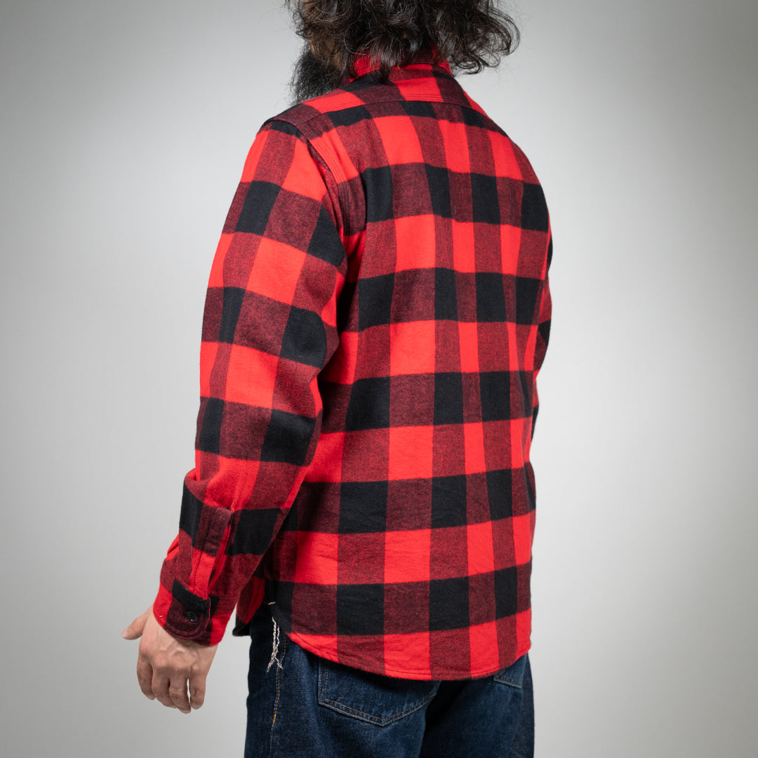 Work Shirt Flannel Buffalo Check red