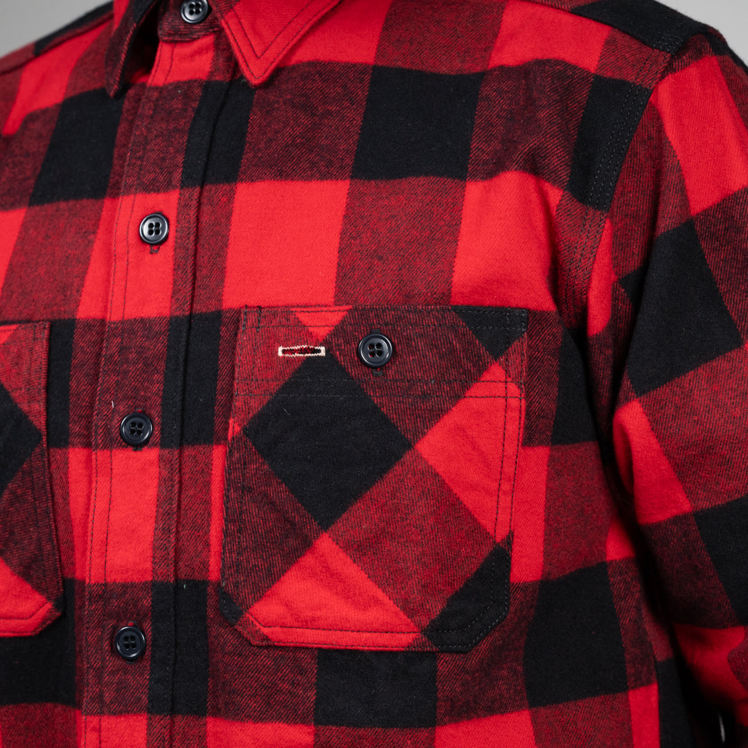 Work Shirt Flannel Buffalo Check red