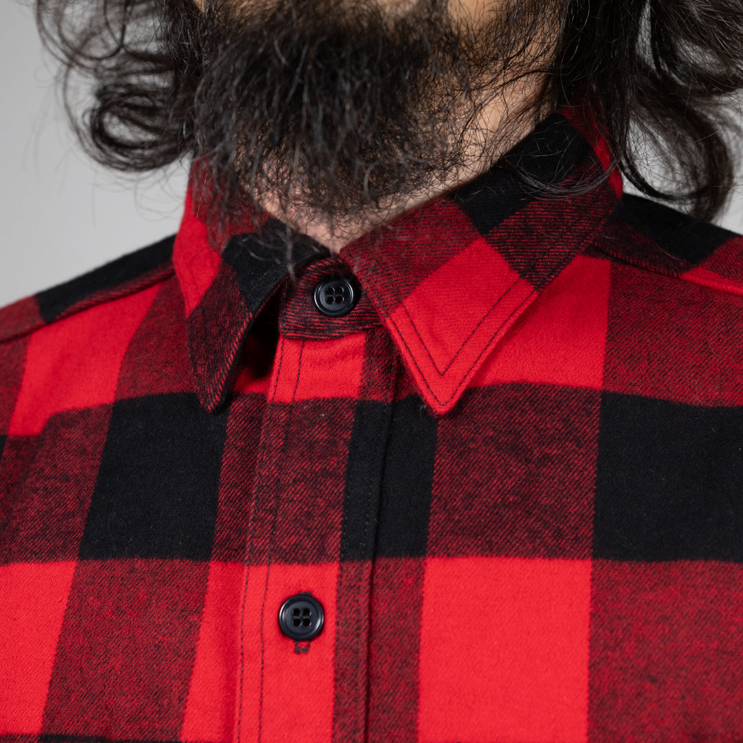 Work Shirt Flannel Buffalo Check red