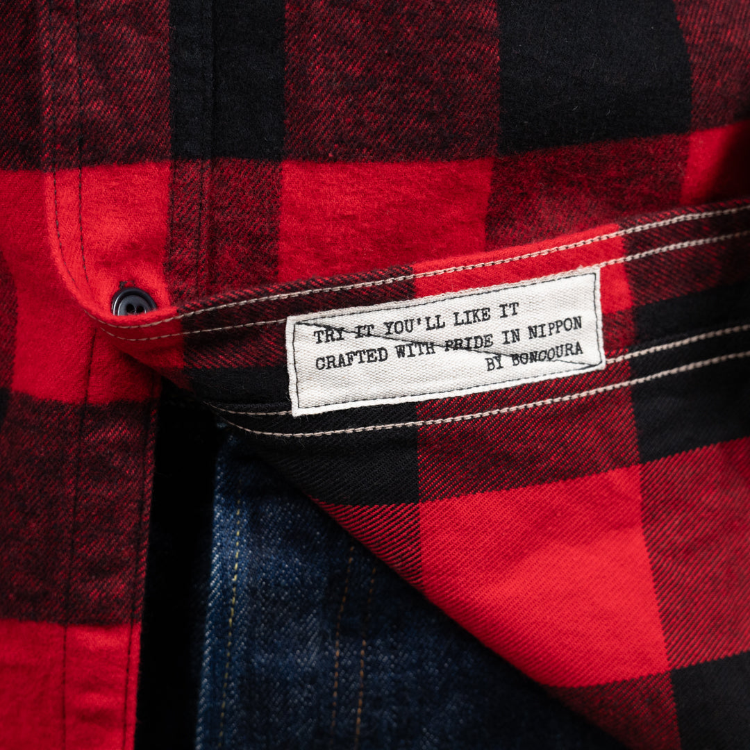 Work Shirt Flannel Buffalo Check red