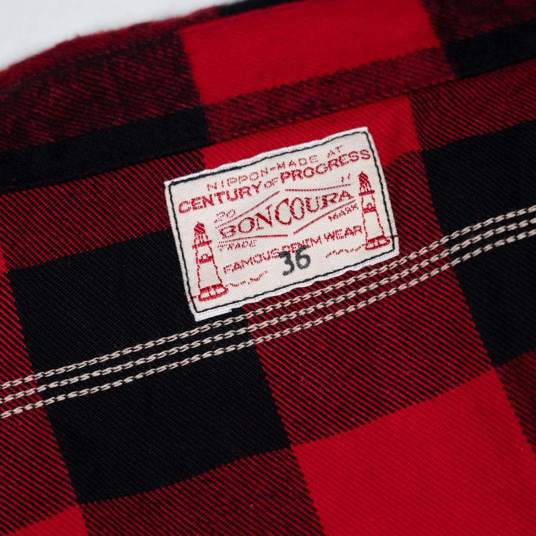 Work Shirt Flannel Buffalo Check red