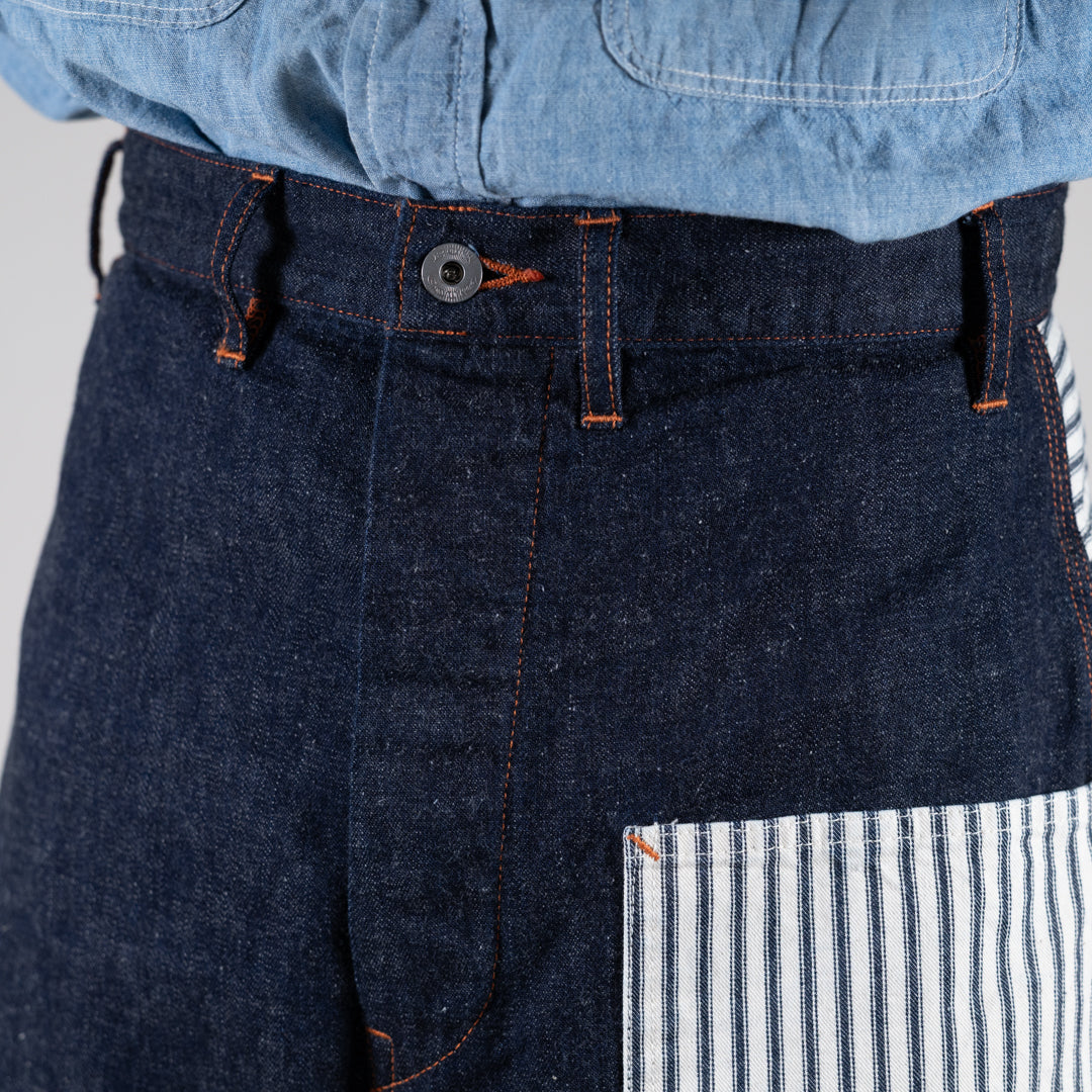 Prisoner Work Pants Denim Hickory indigo SALON LIMITED