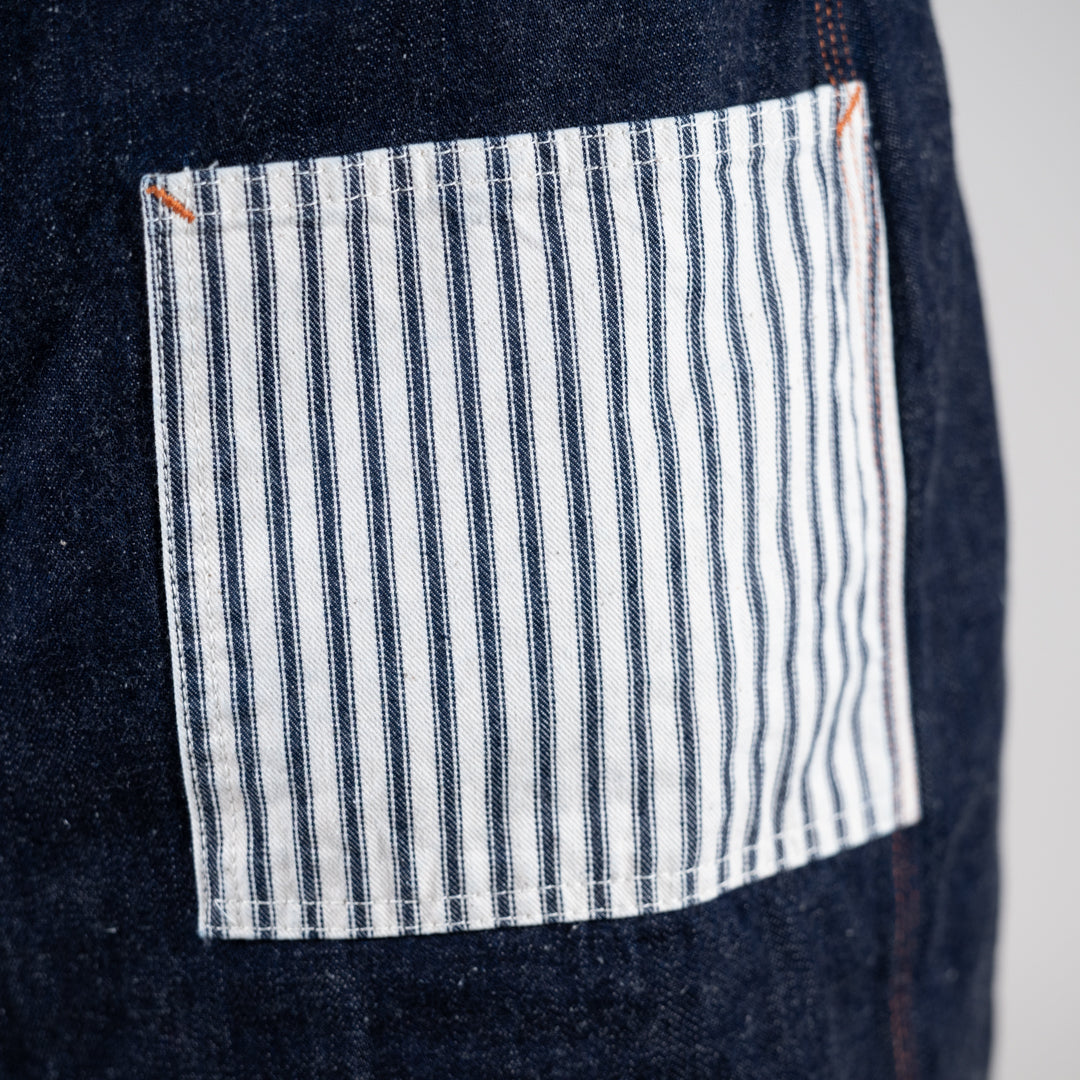 Prisoner Work Pants Denim Hickory indigo SALON LIMITED