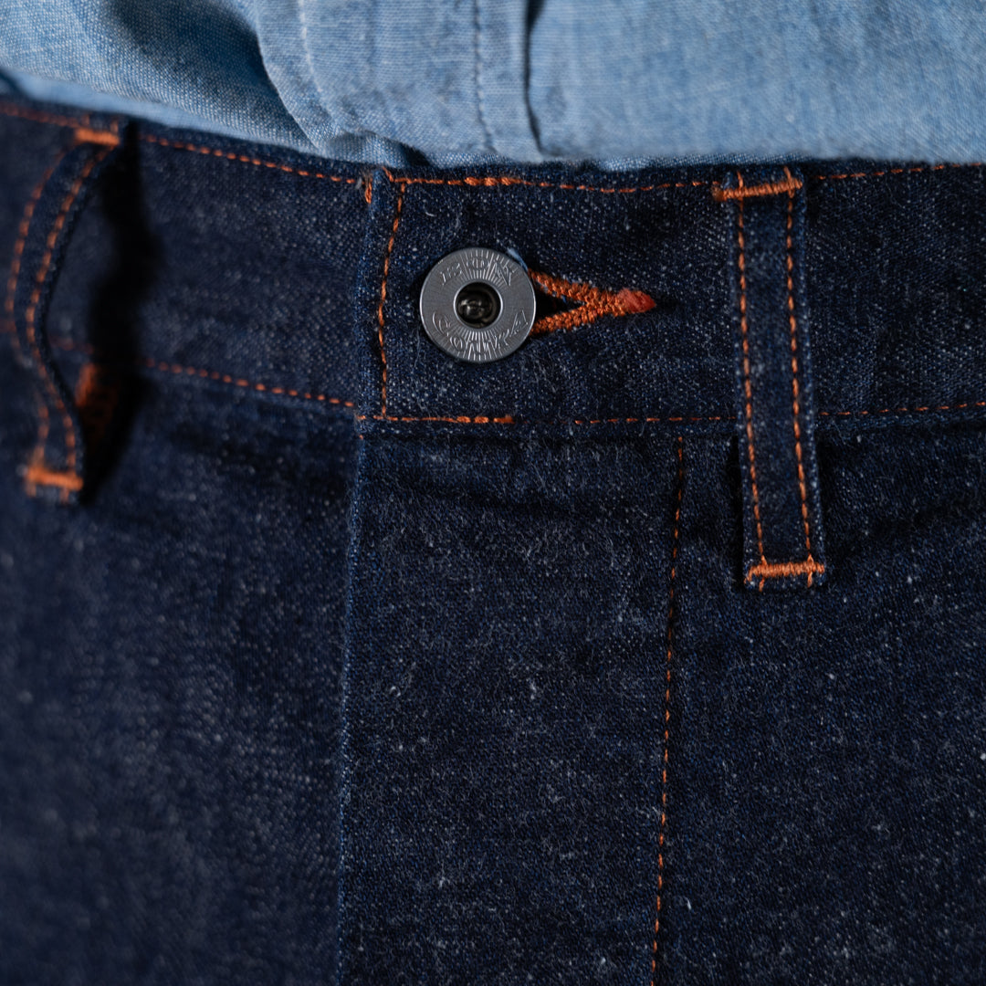 Prisoner Work Pants Denim Hickory indigo SALON LIMITED