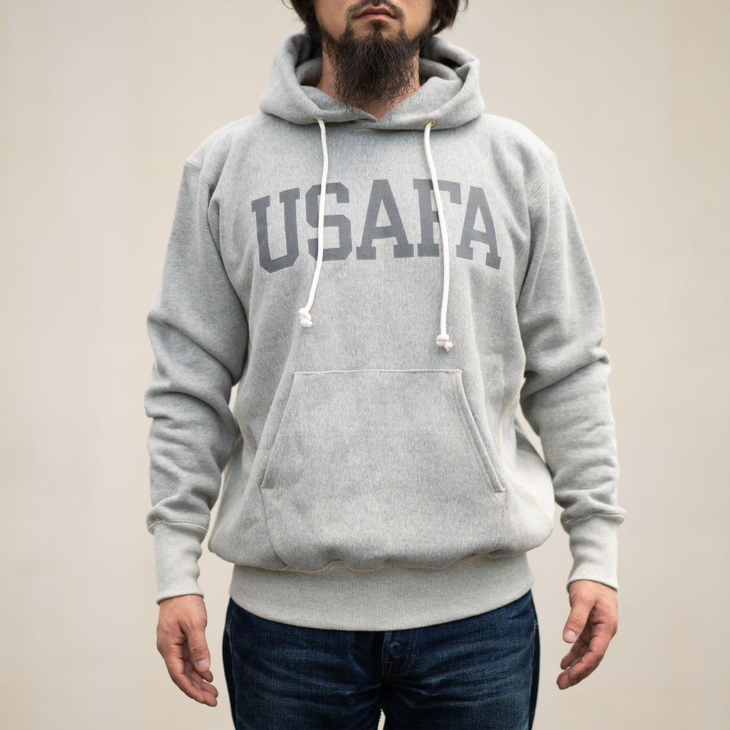 USAFA Reflector Print Loop Wheeled Hoodie gray SALON LIMITED 