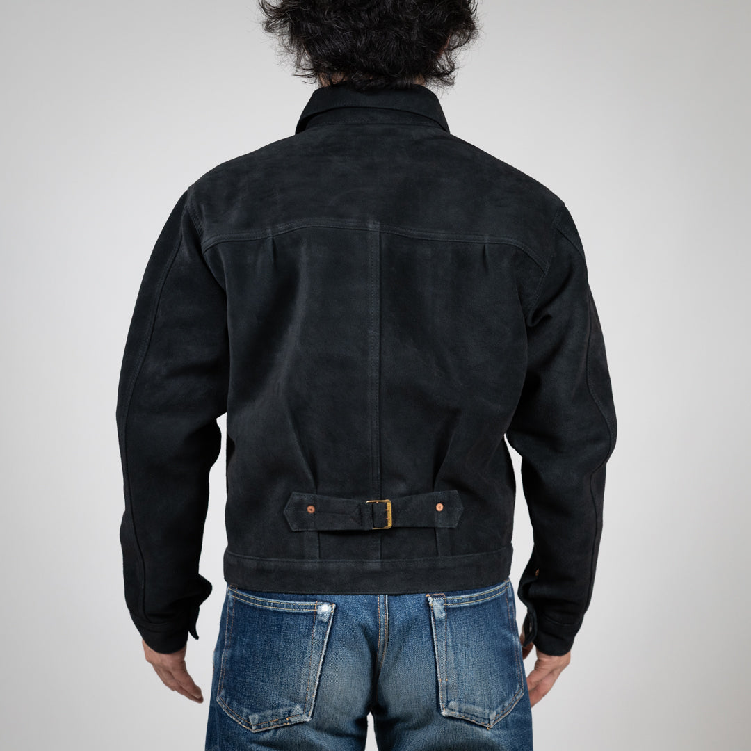 Leather Jacket 1st suede black