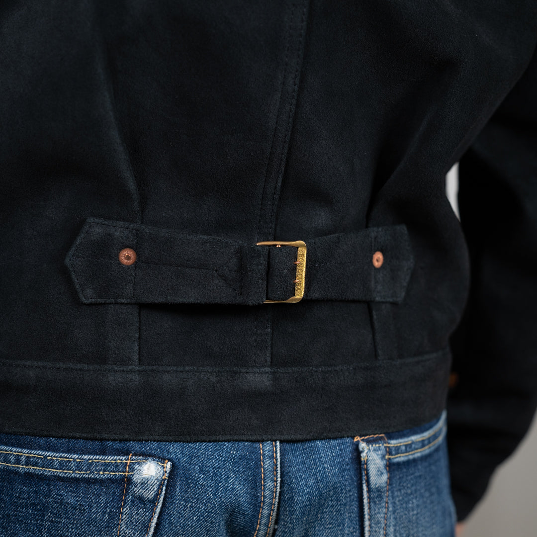 Leather Jacket 1st suede black