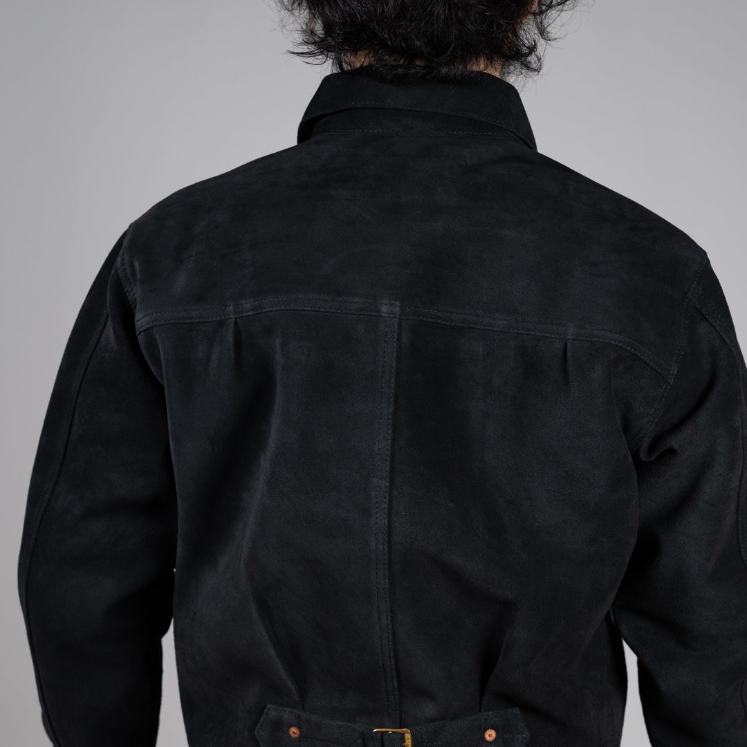Leather Jacket 1st suede black