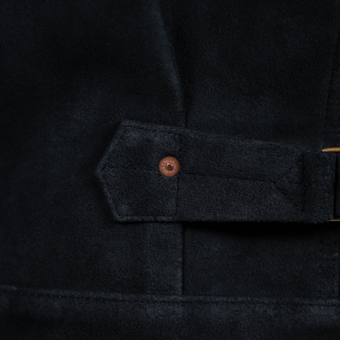 Leather Jacket 1st suede black