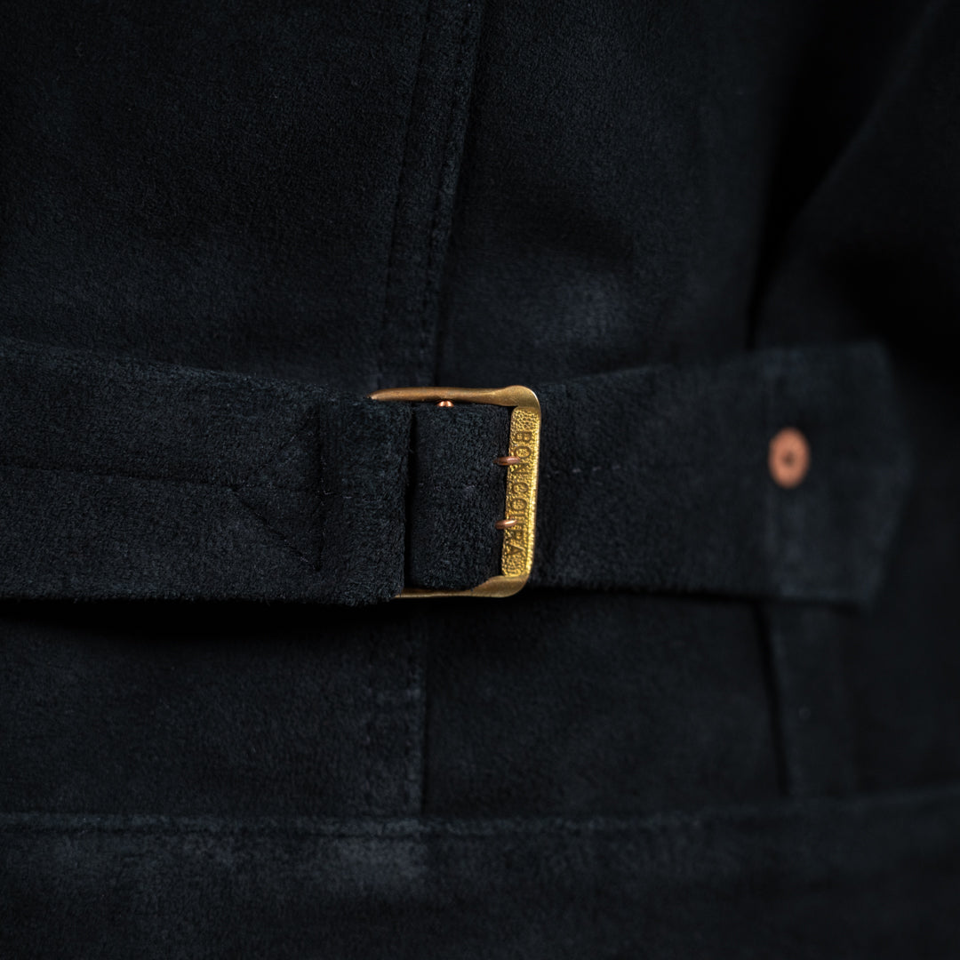 Leather Jacket 1st suede black