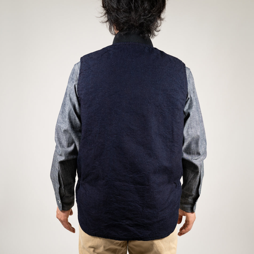 Motor City Vest Duck indigo Rope Dye