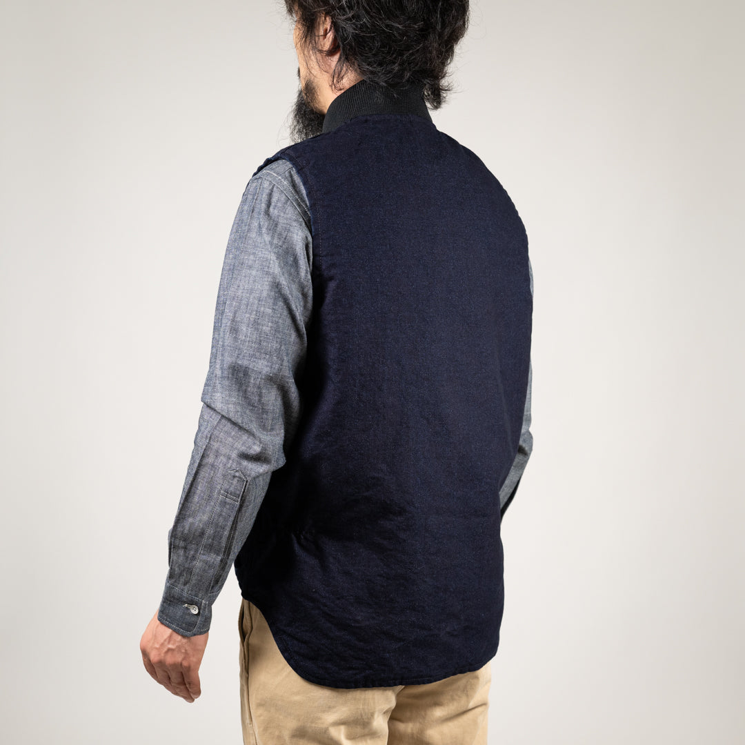 Motor City Vest Duck indigo Rope Dye