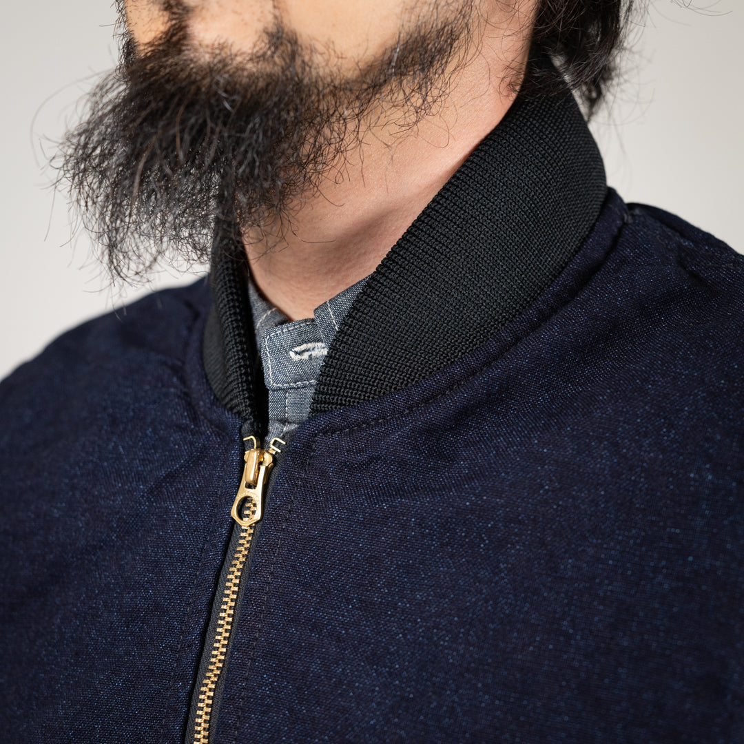 Motor City Vest Duck indigo Rope Dye