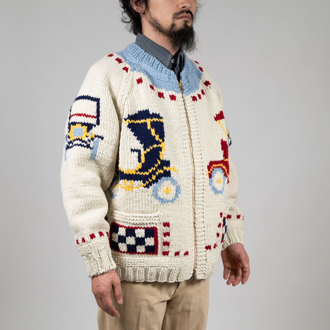 Hand-Knit Cowichan Sweater Classic Car