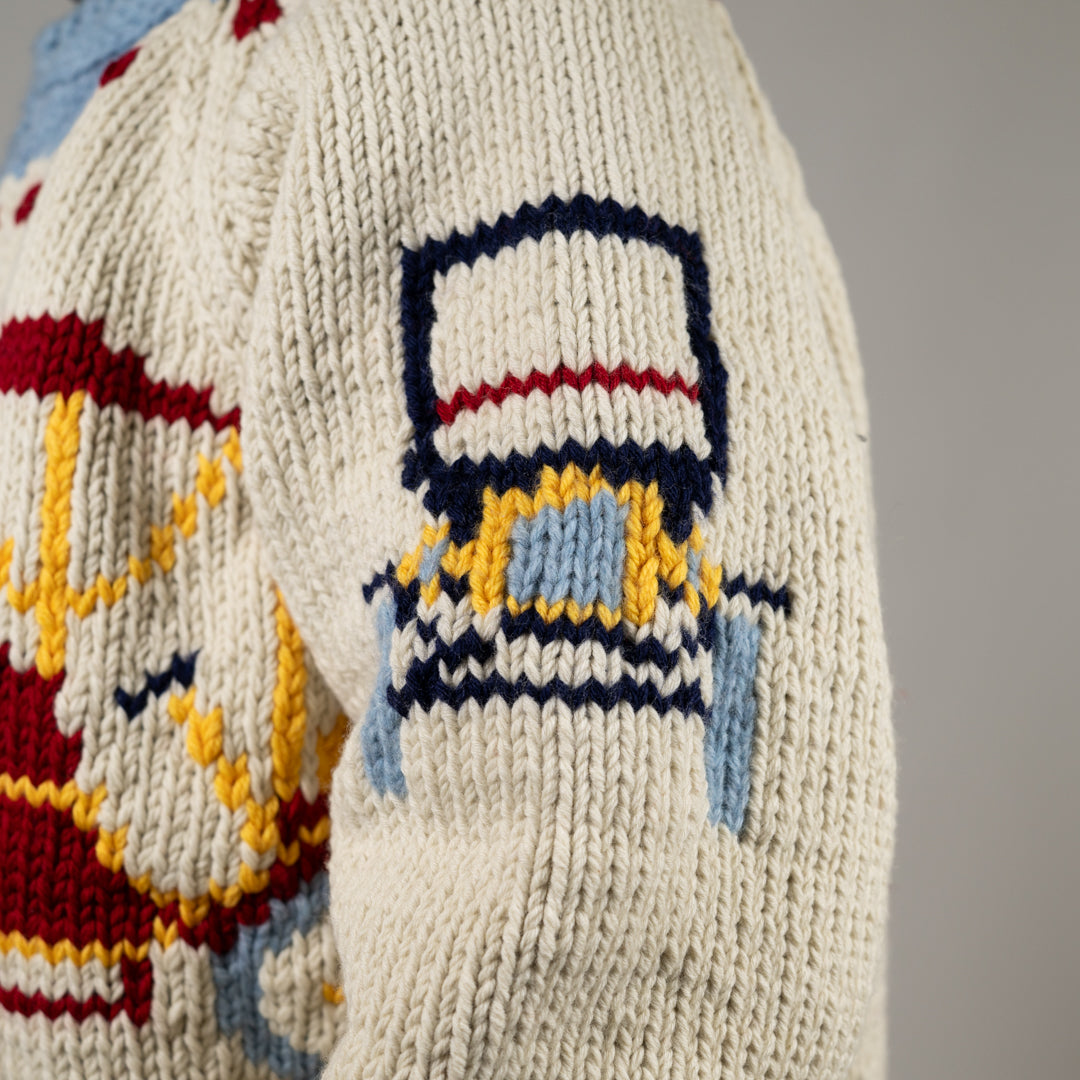 Hand-Knit Cowichan Sweater Classic Car